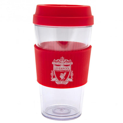 Liverpool FC Clear Grip Travel Mug Image 1