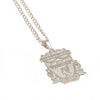 Liverpool FC Silver Plated Pendant & Chain Image 2