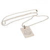 Everton FC Silver Plated Dog Tag & Chain Image 2