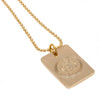 Leicester City FC Gold Plated Dog Tag & Chain Image 2