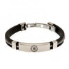 Chelsea FC Silver Inlay Silicone Bracelet Image 2