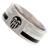 Valencia CF Stainless Steel Colour Stripe Ring Image 2