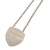 Arsenal FC Stainless Steel Pendant & Chain Image 1