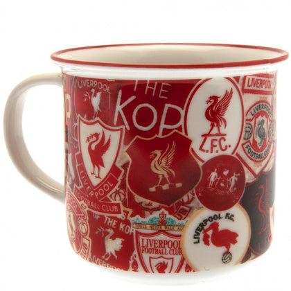 Liverpool FC Retro Print Mug Image 1