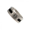 Everton FC Stainless Steel Black Inlay Ring Image 2