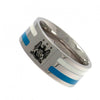 Manchester City FC Stainless Steel Colour Stripe Ring Image 2