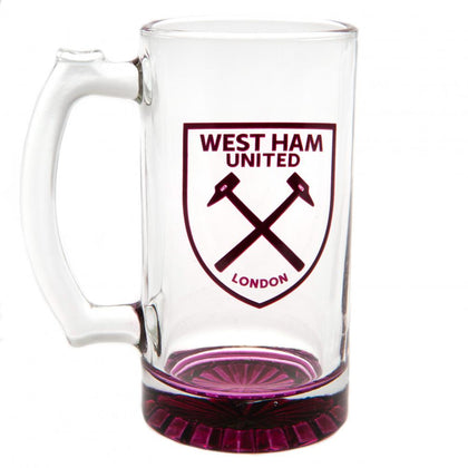 West Ham United FC Stein Glass Tankard Image 1