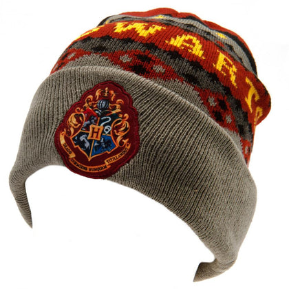 Harry Potter Hogwarts Cuff Beanie Hat Image 1