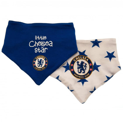 Chelsea FC Baby Feeding Bibs Image 1