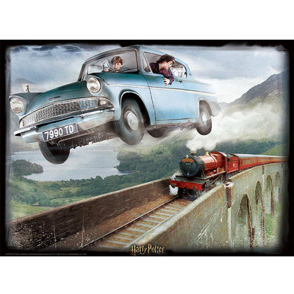 Harry Potter Ford Anglia 500 Piece 3D Image Puzzle Image 1