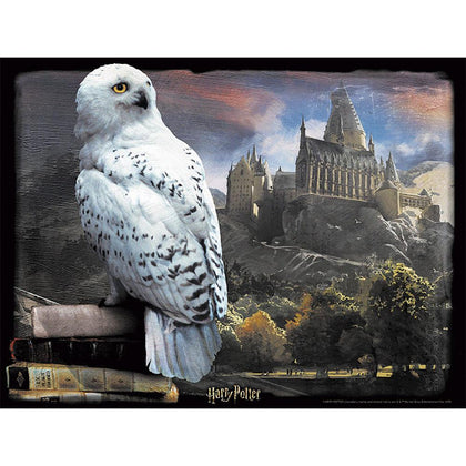 Harry Potter Hedwig 500 Piece 3D Image Puzzle Image 1