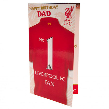 Liverpool FC Dad Birthday Card Image 1