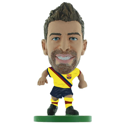 FC Barcelona SoccerStarz Pique Away Kit Figure Image 1